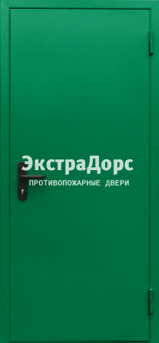 Звукоизоляционная противопожарная дверь изумрудная глухая