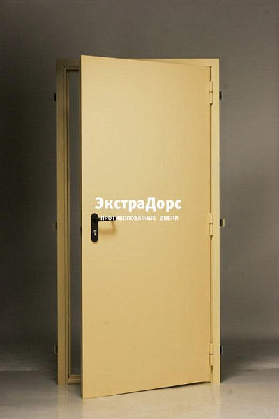 Дверь глухая противопожарная EI 30 ДМП желтая в Орехово зуево  купить